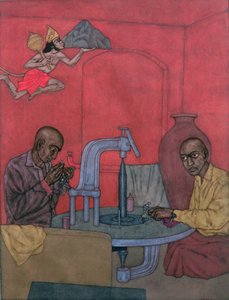 Hanuman - Diamond Polishers, 1996 (wc na papíře)